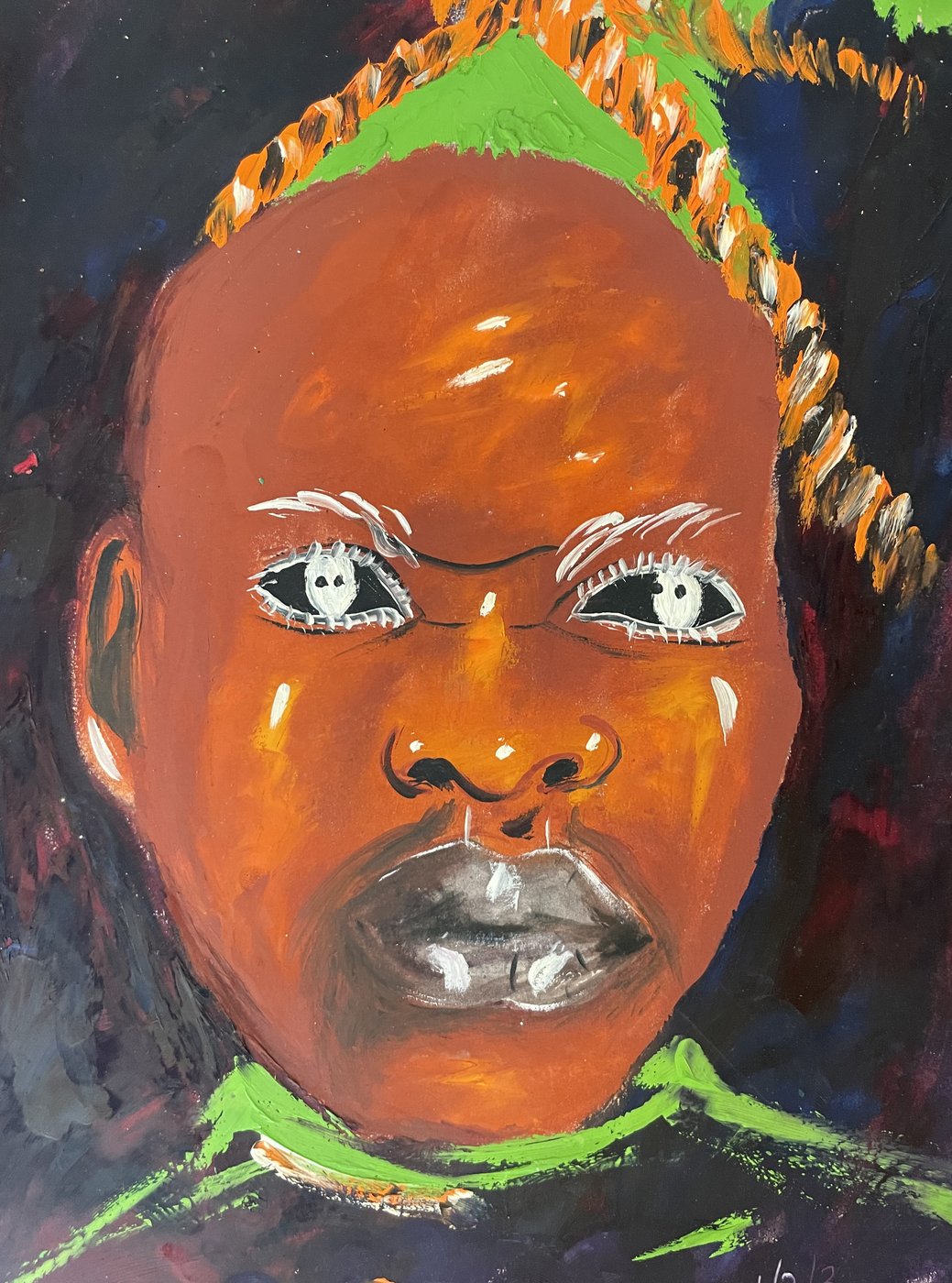 Portrait Study I — Oil on Paper